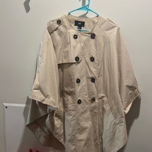 H&m poncho/trench size S but fits up to L